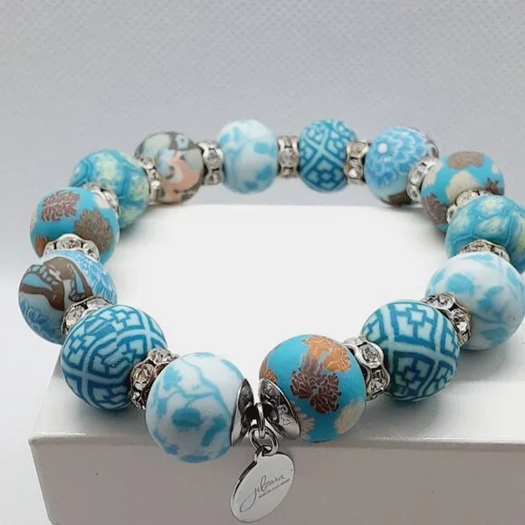 CLOSET SALE!! New Jilzara polymer premium clay beaded bracelet - Picture 5 of 8